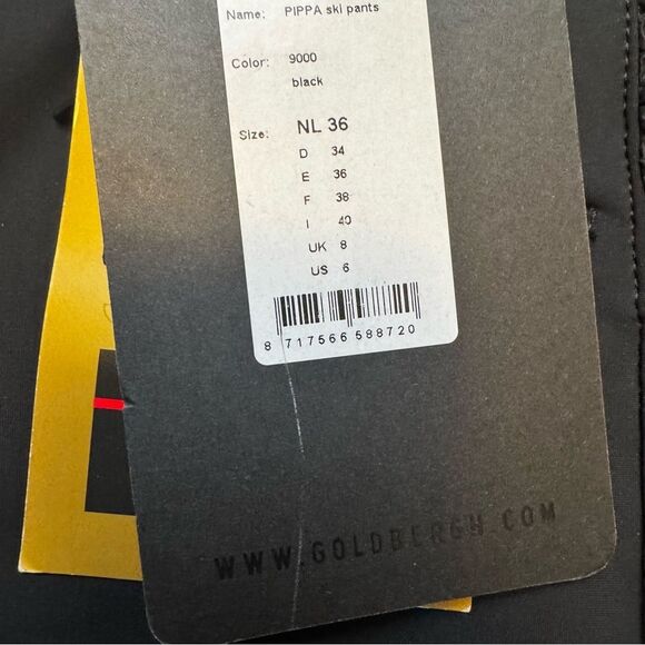 Goldbergh Brooke Pippa Ski Pants Waterproof Black NWT size US 6 - Picture 3 of 8